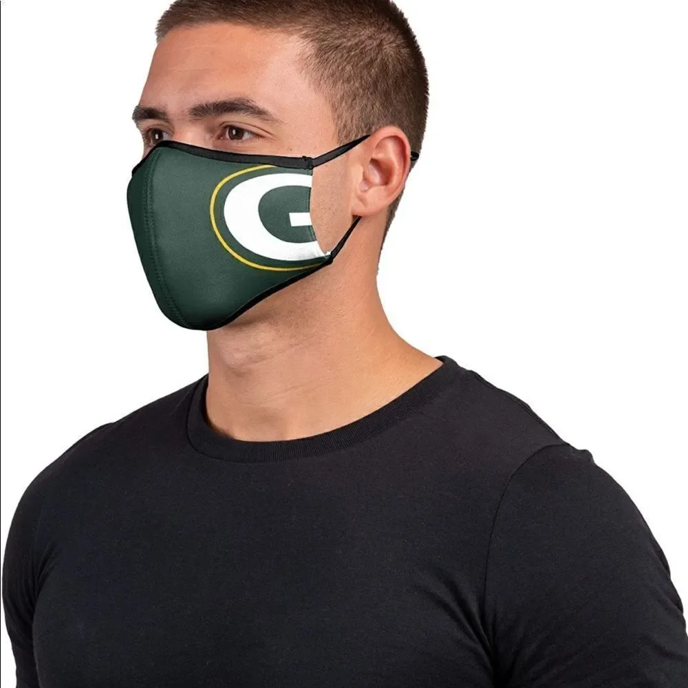 NFL Green Bay Packers high end face covers NWT